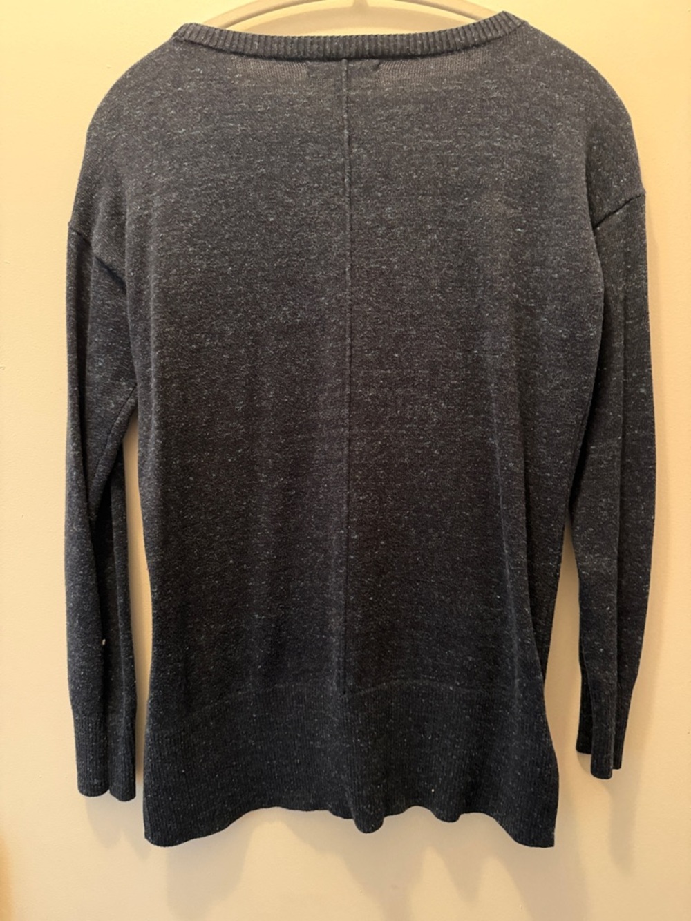 Banana Republic Dark Navy Speckled Pullover Sweater - Picture 3 of 4